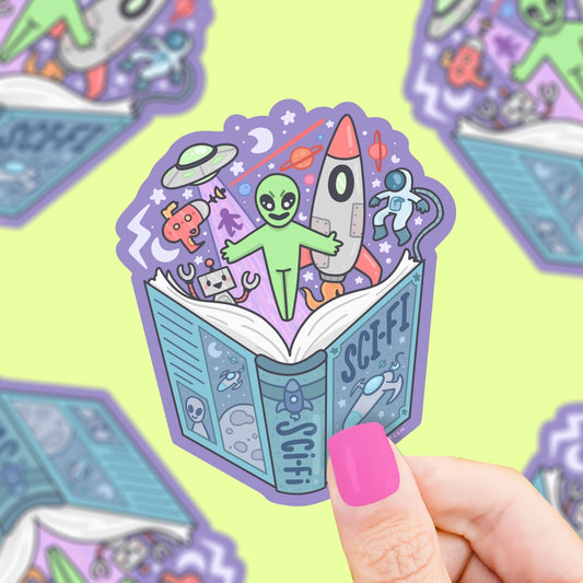 Sticker - Book (Sci-Fi)