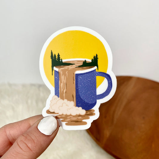 Sticker - Coffee Waterfall