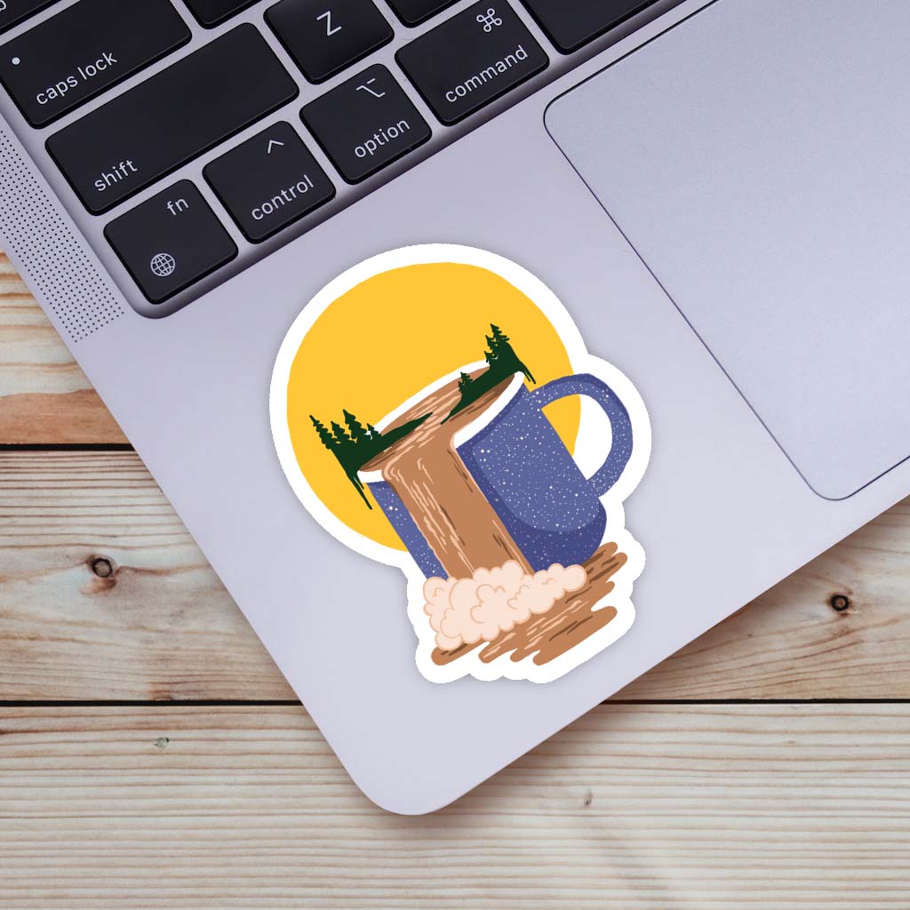 Sticker - Coffee Waterfall