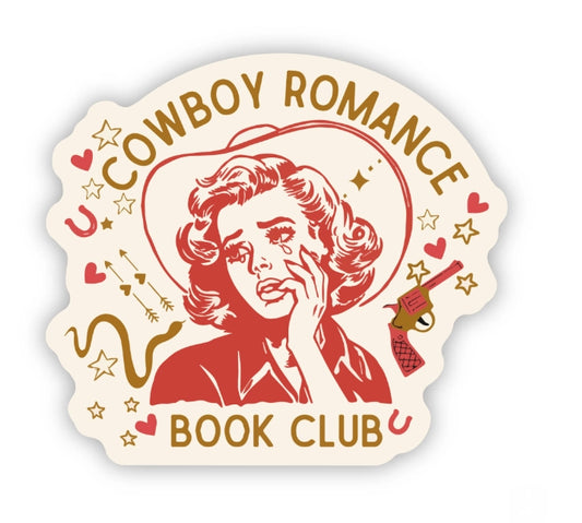 Sticker - Cowboy Romance Book Club