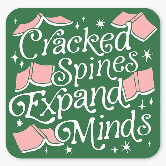 Sticker - Cracked Spines Expand Minds