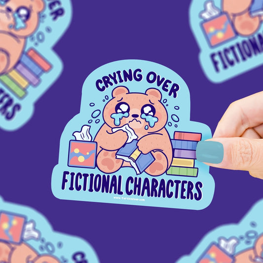Sticker - Crying Over Fictional Characters