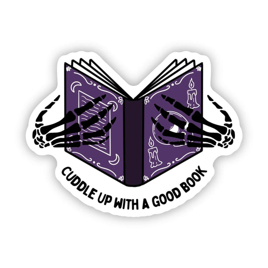 Sticker - Cuddle Up With a Good Book