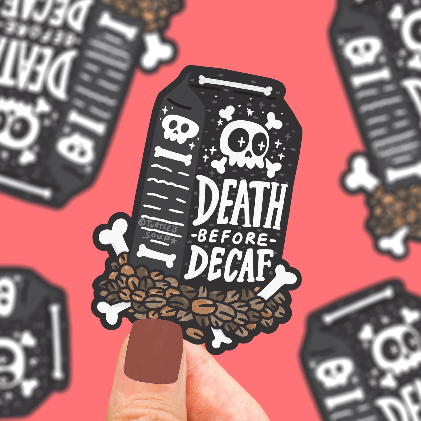 Sticker - Death Before Decaf