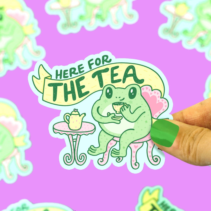 Sticker - Here For The Tea