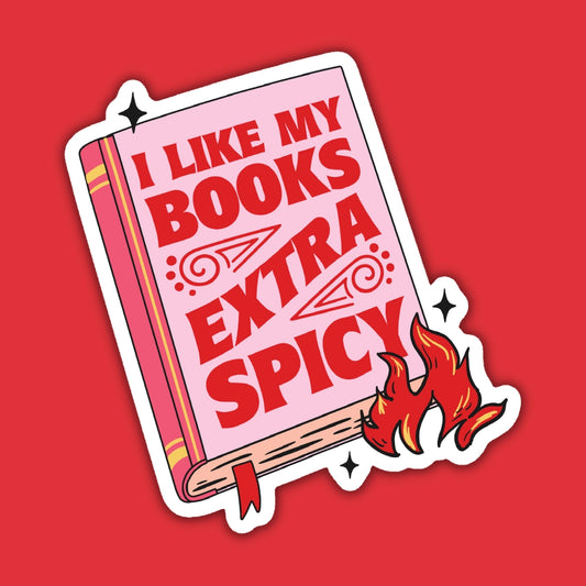 Sticker - I Like My Books Extra Spicy