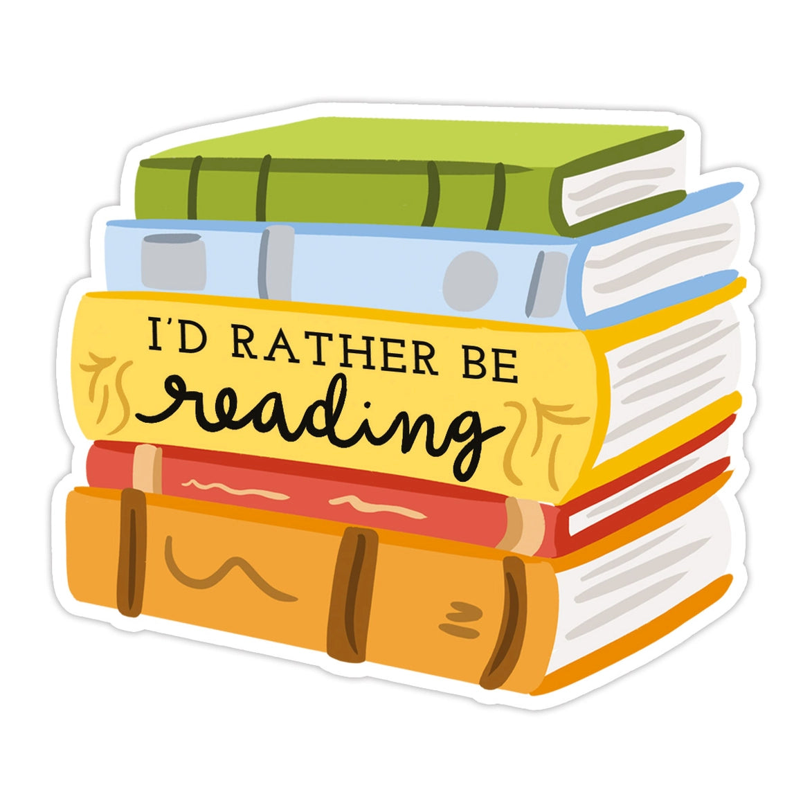 Sticker - Rather Be Reading