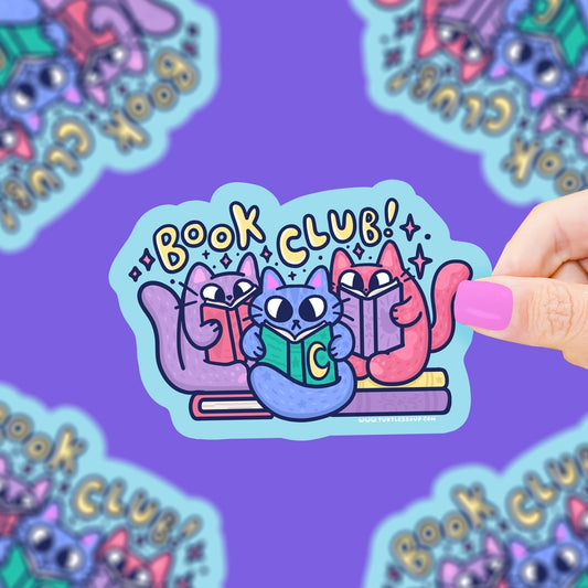 Sticker - Kitty Book Club