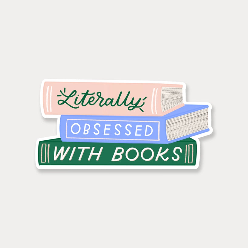 Sticker - Literally Obsessed With Books