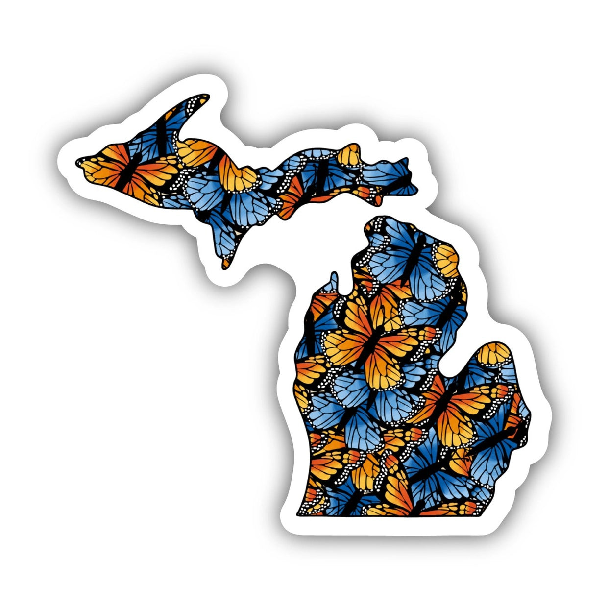 Sticker - Michigan Pattern