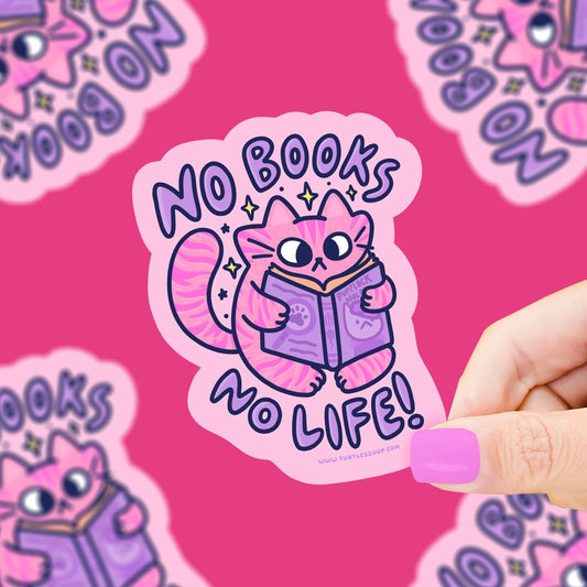 Sticker - No Books No Life