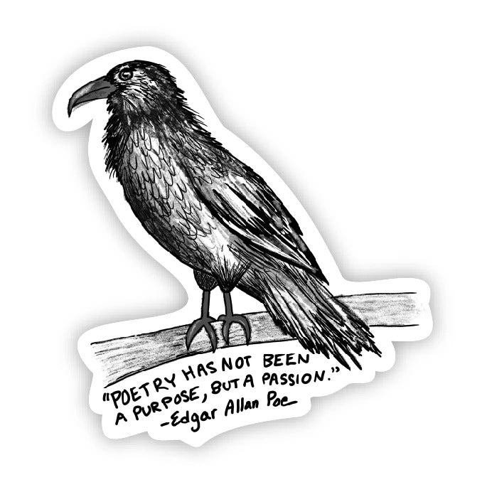 Sticker - "Poetry Passion" Poe