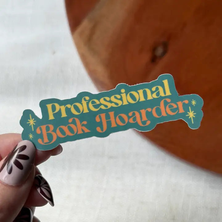 Sticker - Professional Book Hoarder