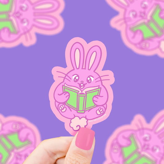 Sticker - Reading Bunny