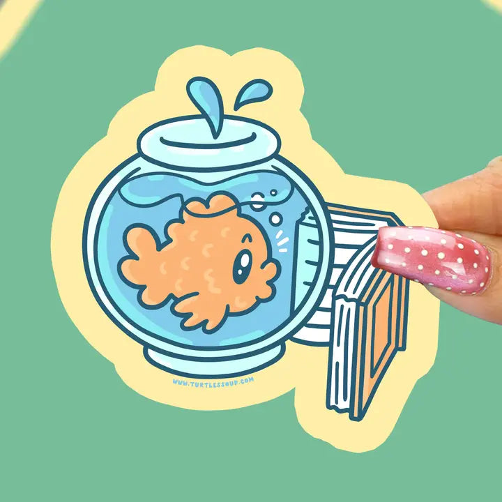 Sticker - Reading Fish