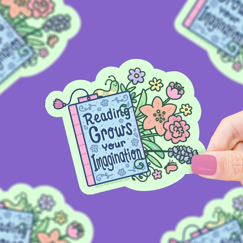 Sticker - Reading Grows Your Imagination
