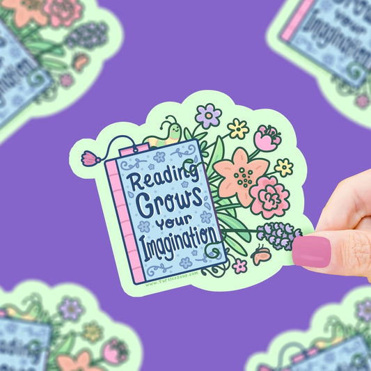 Sticker - Reading Grows Your Imagination