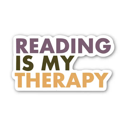 Sticker - Reading Is My Therapy