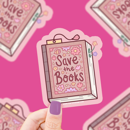 Sticker - Save the Books