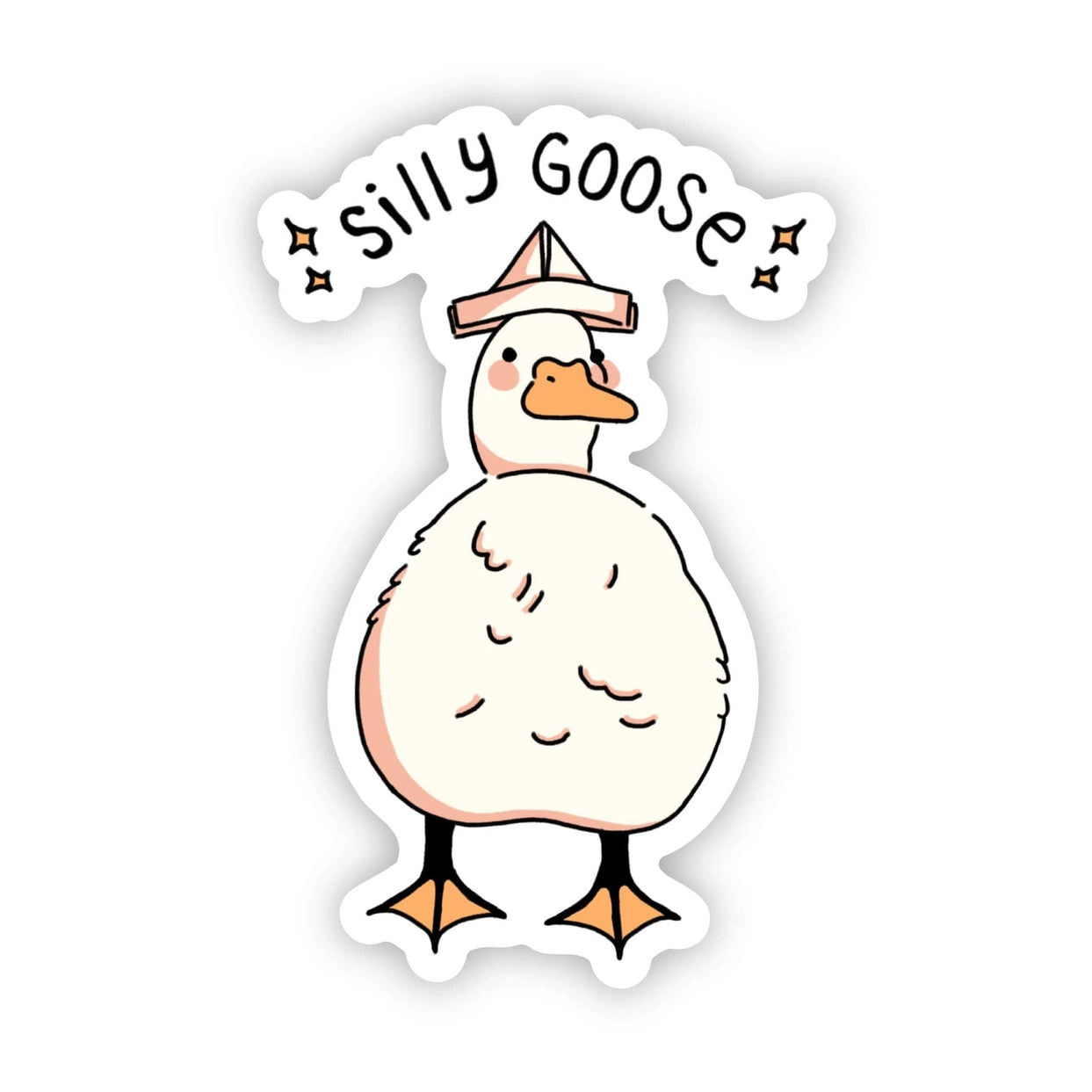 Sticker - Silly Goose with Hat