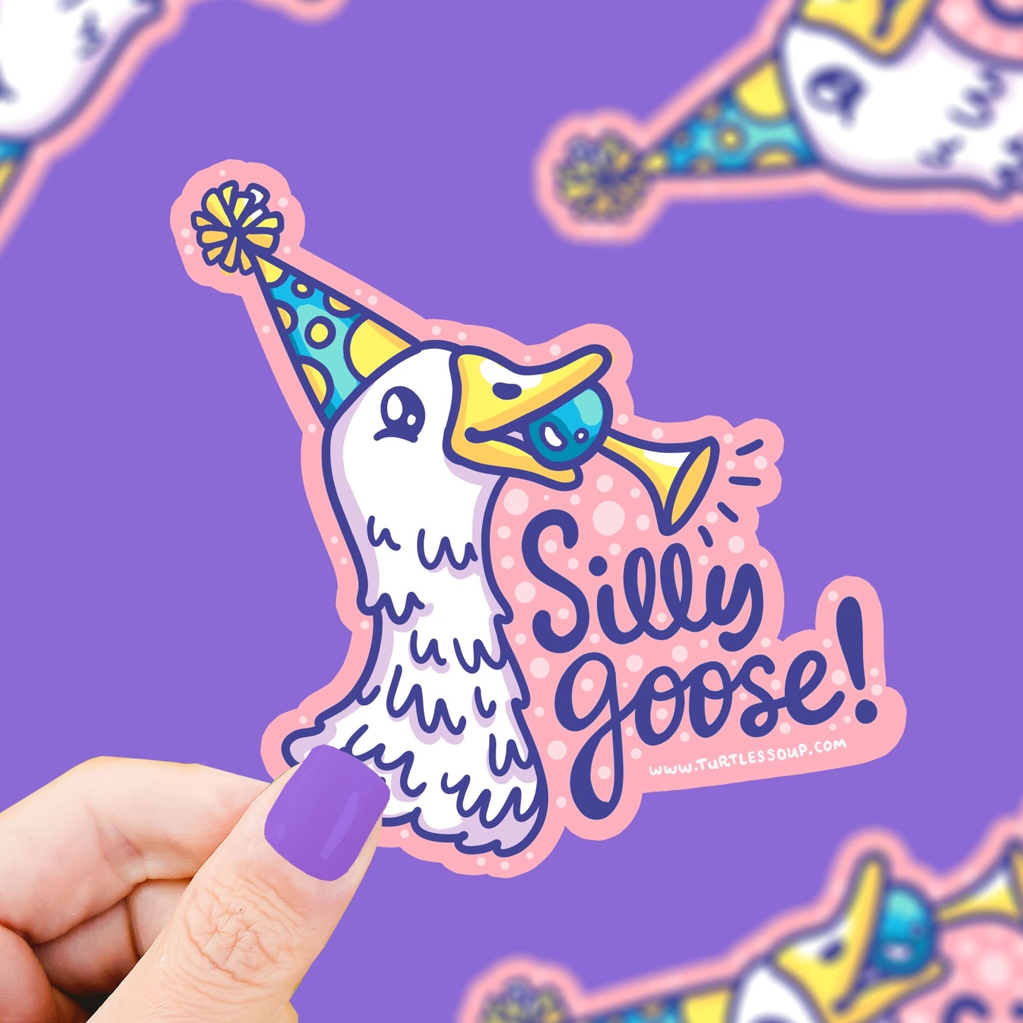 Sticker - Silly Goose Party Clown
