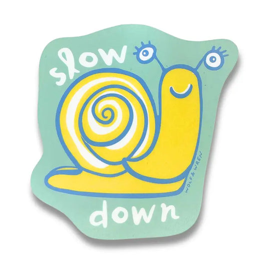 Sticker - Slow Down Snail