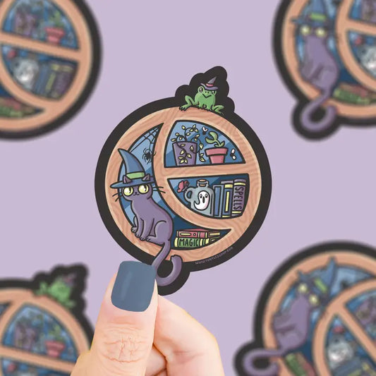 Sticker - Spooky Halloween Window