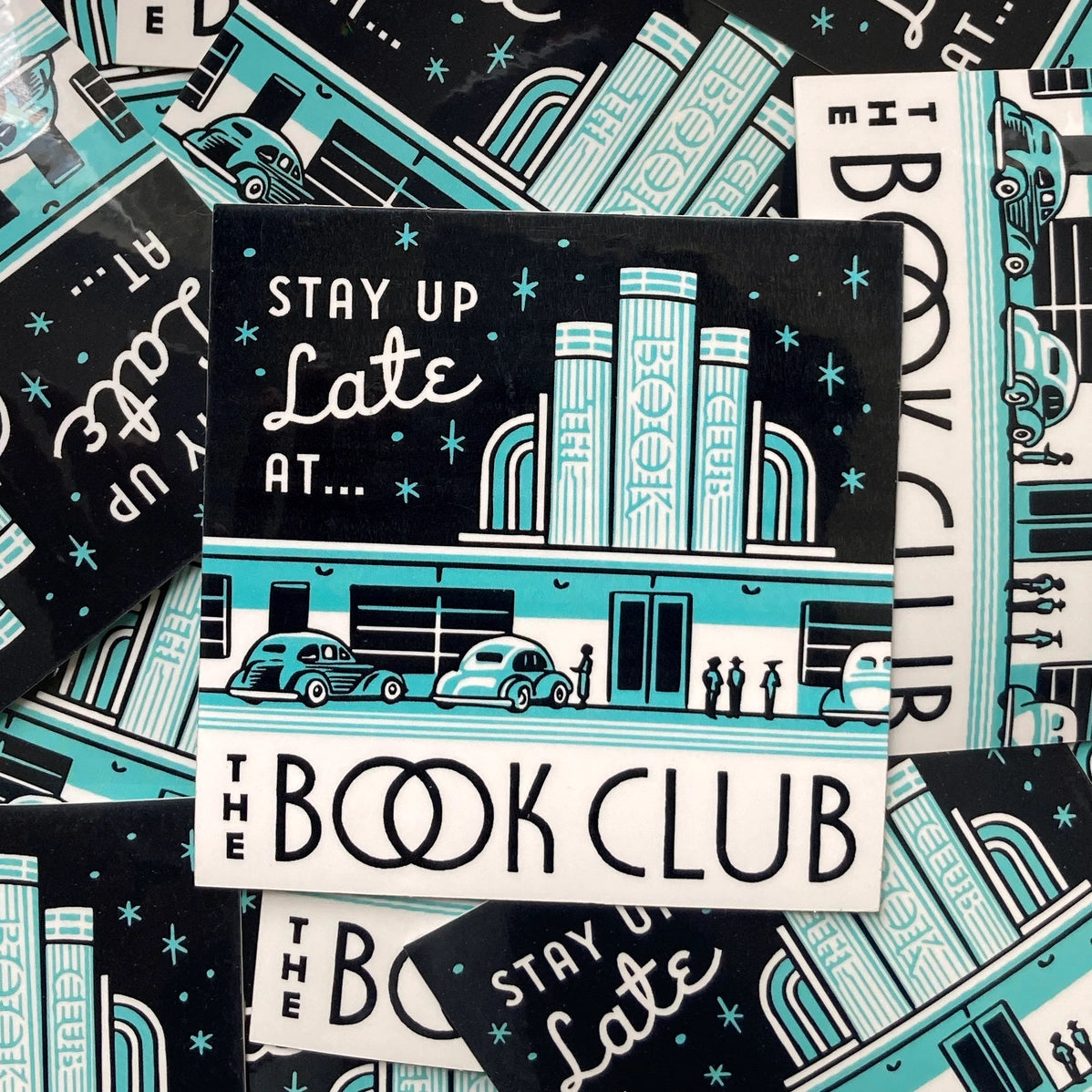 Sticker - Stay Up Late At The Book Club