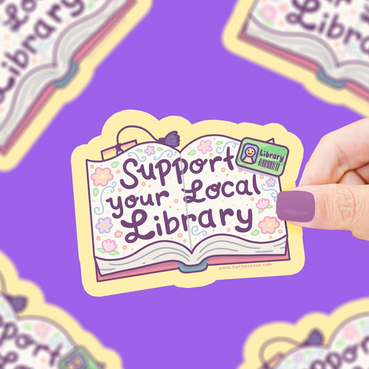 Sticker - Support Your Local Library