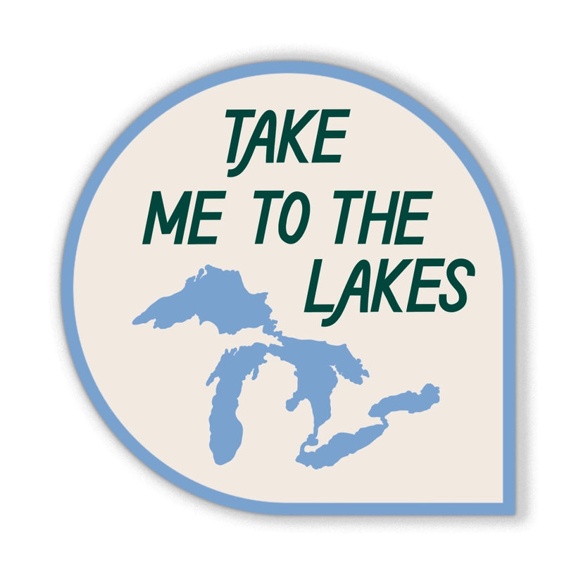 Sticker - Take Me To The Lakes
