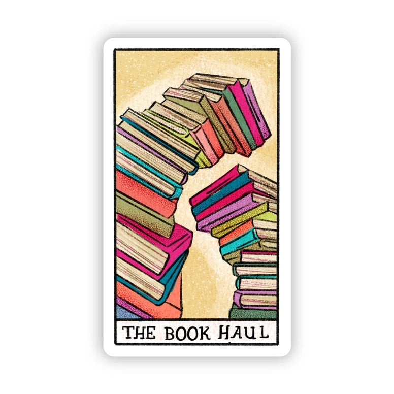Sticker - Book Haul Tarot Card