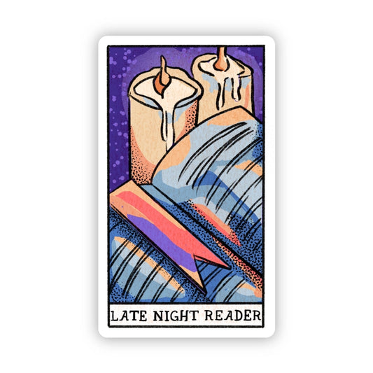 Sticker - Late Night Reader Tarot Card