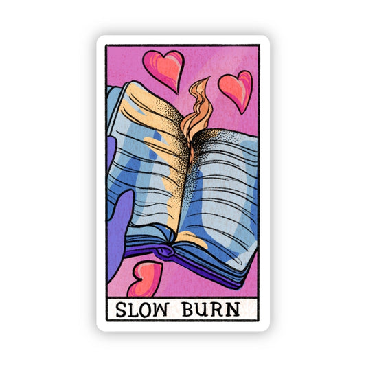 Sticker - Slow Burn Tarot Card