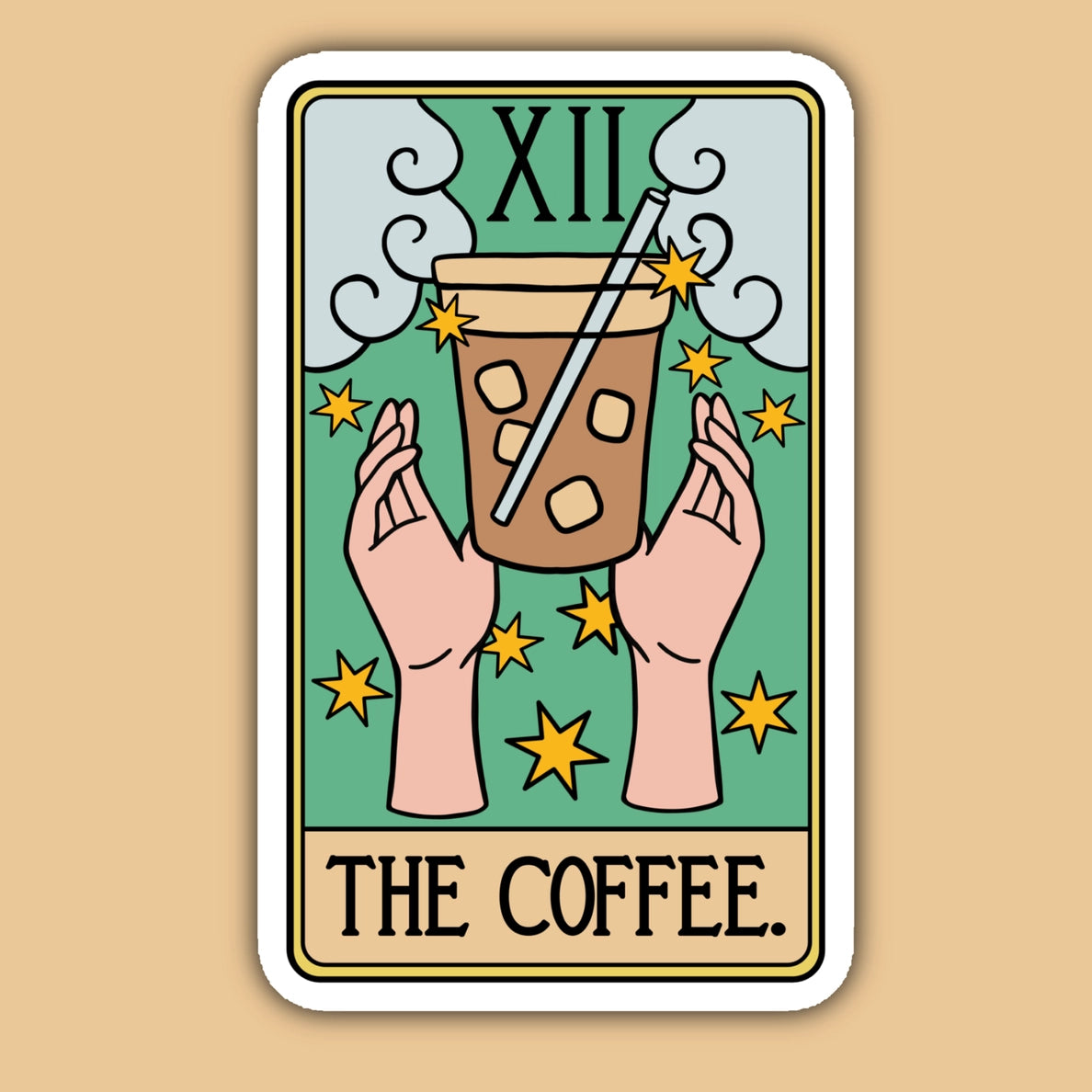 Sticker - The Coffee Tarot Card