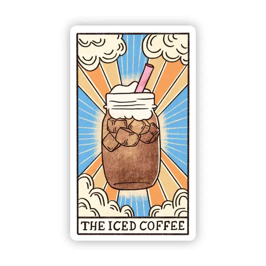 Sticker - The Iced Coffee Tarot Card