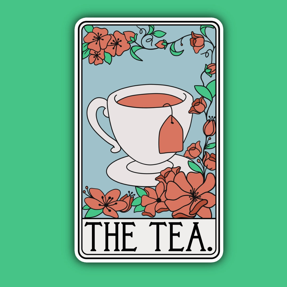 Sticker - The Tea Tarot Card