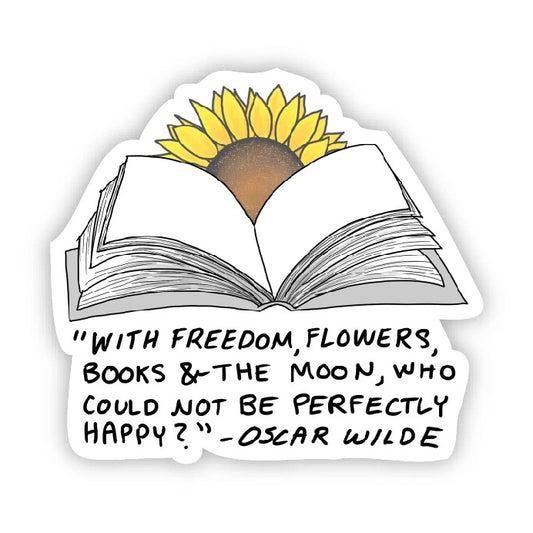 Sticker - "With Freedom Flowers" Wilde