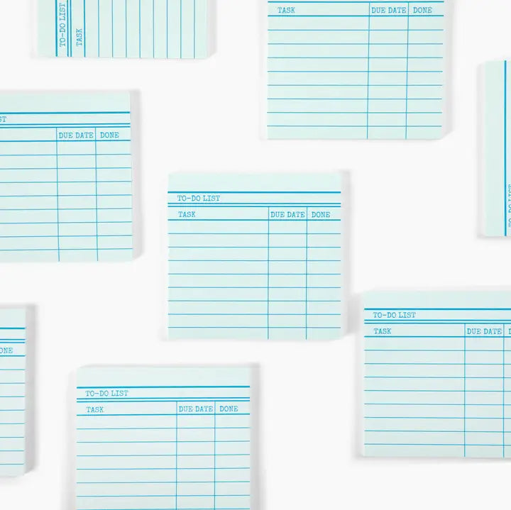 Sticky Notes - Library Card