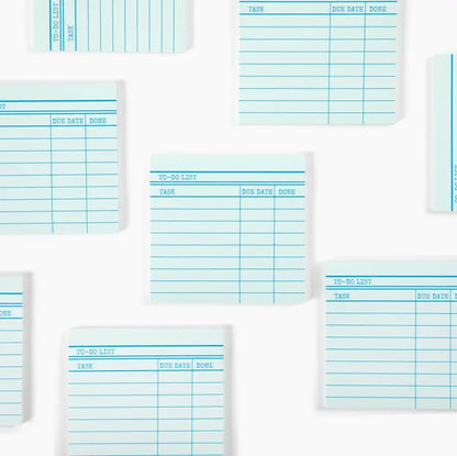 Sticky Notes - Library Card