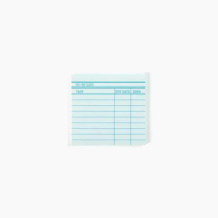 Sticky Notes - Library Card