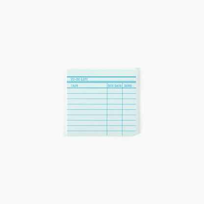 Sticky Notes - Library Card