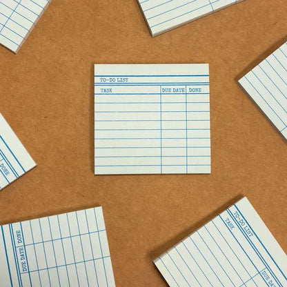 Sticky Notes - Library Card