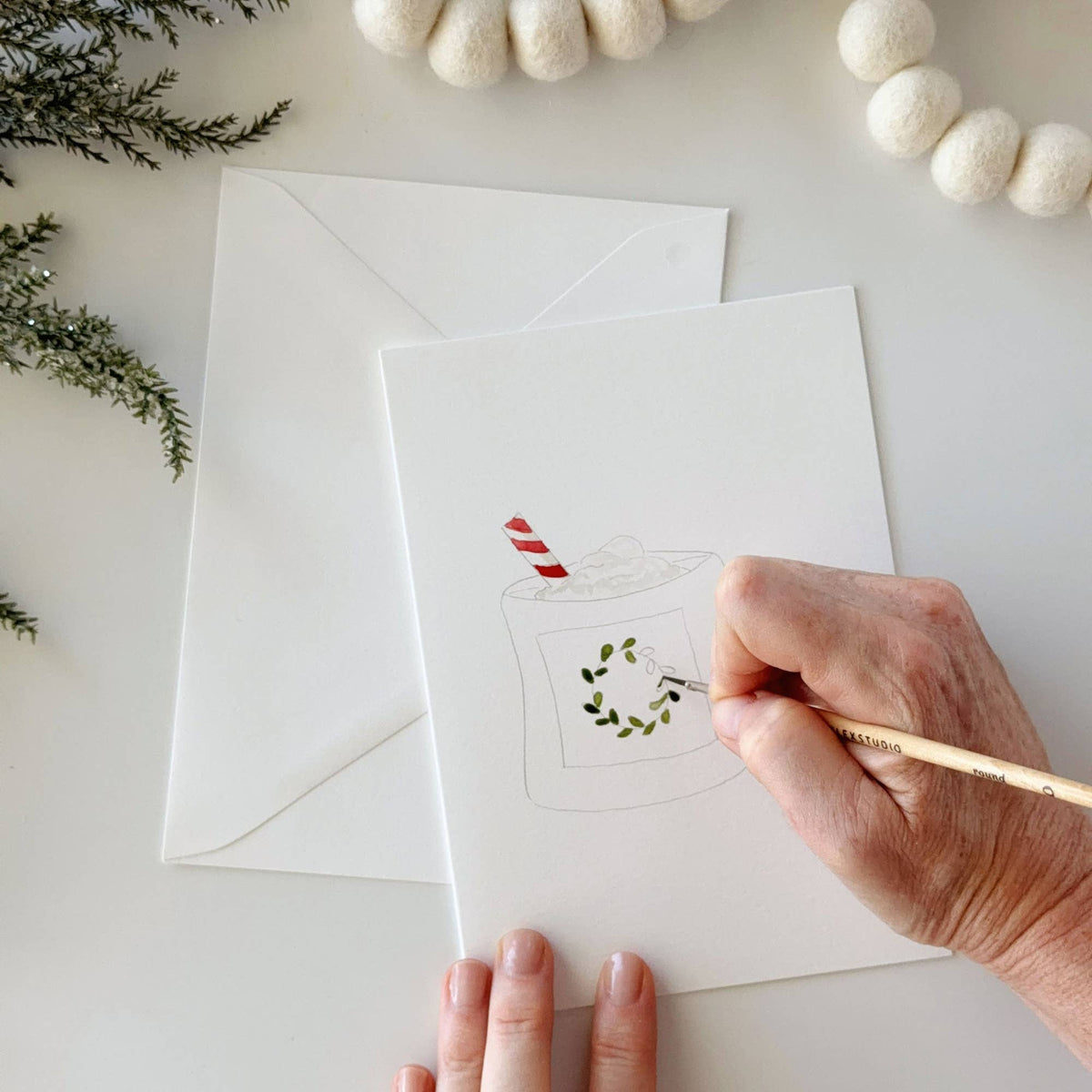Watercolor Notecards - Warm + Cozy