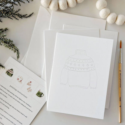 Watercolor Notecards - Warm + Cozy