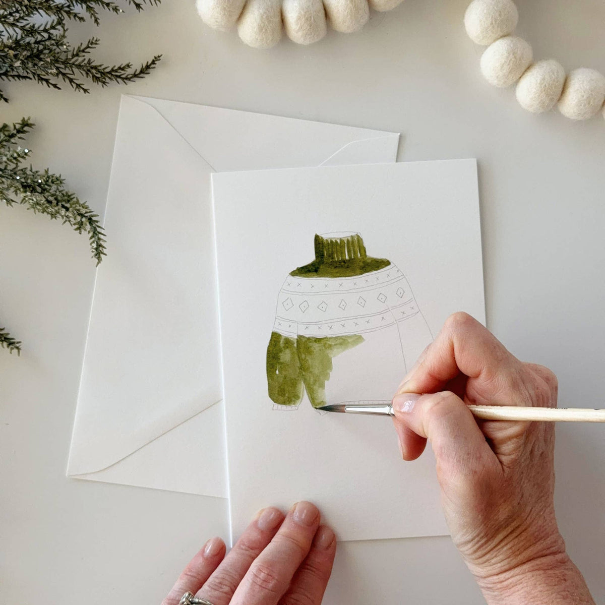 Watercolor Notecards - Warm + Cozy