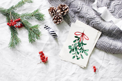 Watercolor Kit: Christmas Cards