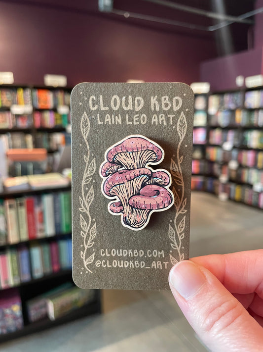 Wooden Pin - Oyster